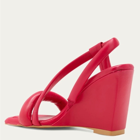 MERCEDES CASTILLO ALBIA TUBULAR NAPA WEDGE SANDALS - Picture 8 of 9